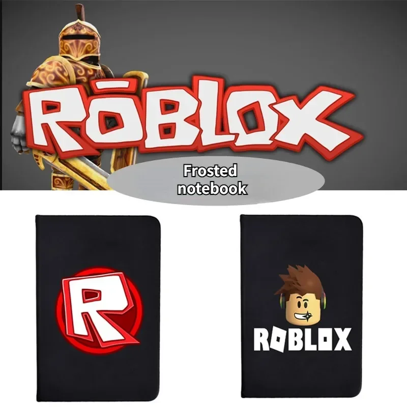 Фото Черный блокнот Roblox Game, простой модный дневник для студентов, ежедневник, канцелярские принадлежности, подарок на день рождения №1