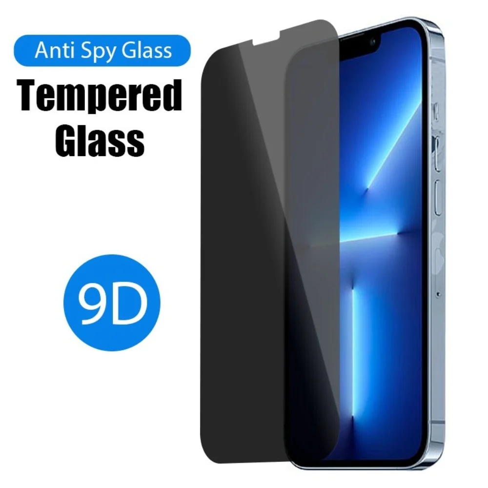

Антишпионское закаленное стекло для iPhone 14, 13, 12, 11 Pro Max, Защита экрана для iPhone 13, 12 Mini, 8, 7, 6, 6S Plus, XR, XS, стекло