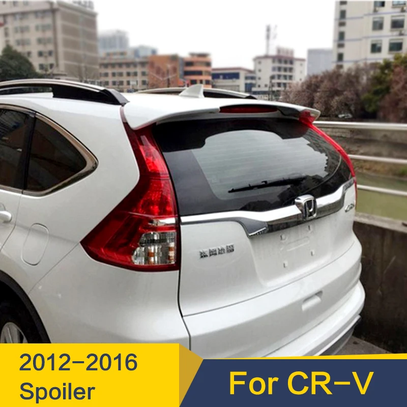 

Spoiler For Honda CRV CR-V 2012 - 2016 Rear Trunk Lid Spoiler ABS Material rear wing spoiler Automobile Decoration With Colour