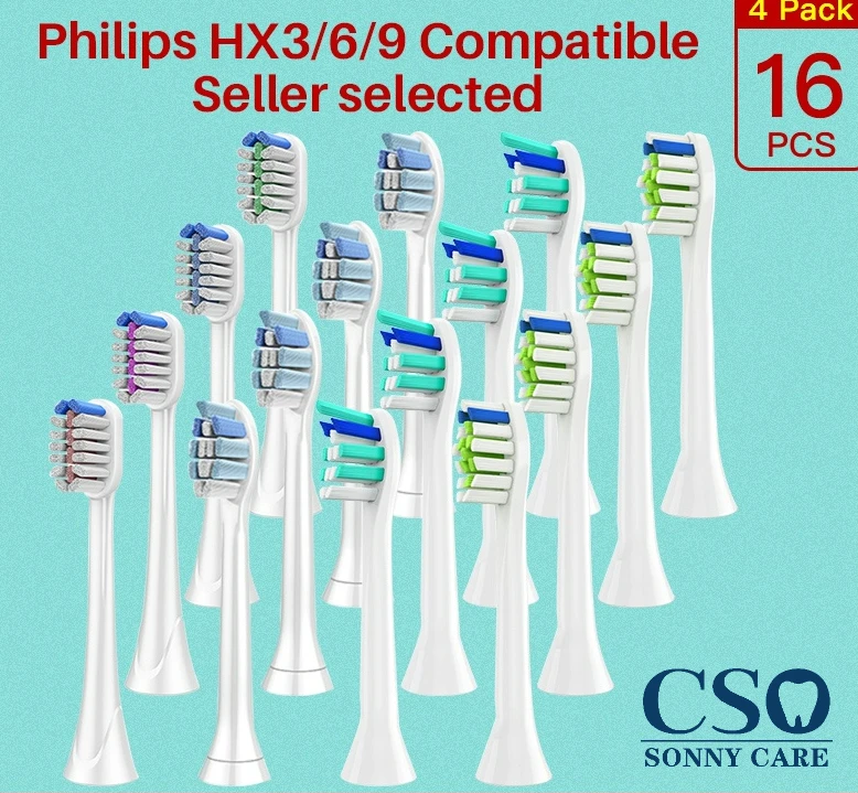 16 шт. насадки для зубной щетки Philips Sonicare |