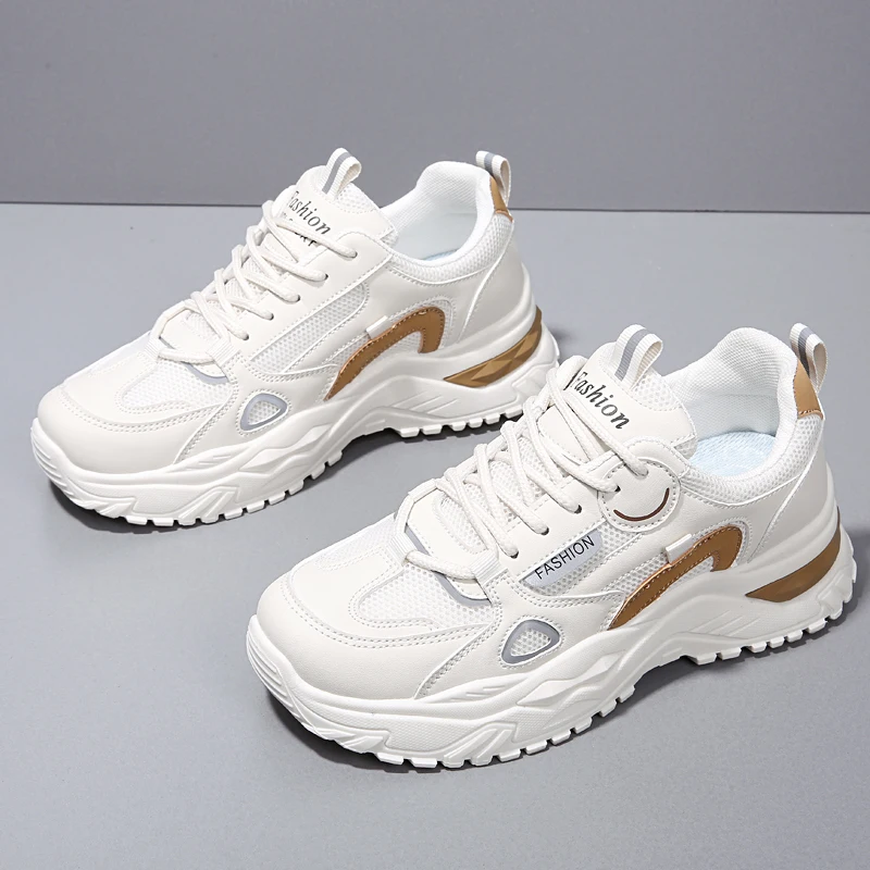 Женские беговые кроссовки CRLAYDK, дышащие сетчатые кроссовки для тренировок, прогулок, повседневные спортивные удобные кроссовки для тенниса на платформе для путешествий