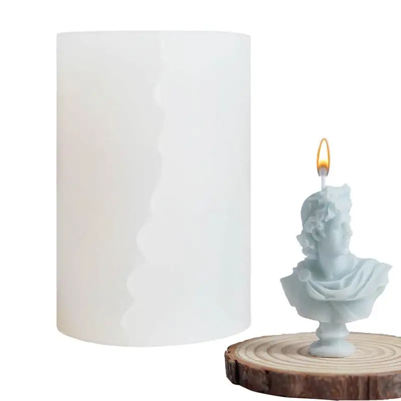 

Силиконовая форма в европейском стиле с головой Аполлона, форма для восковых свечей для украшения, подарок для детей