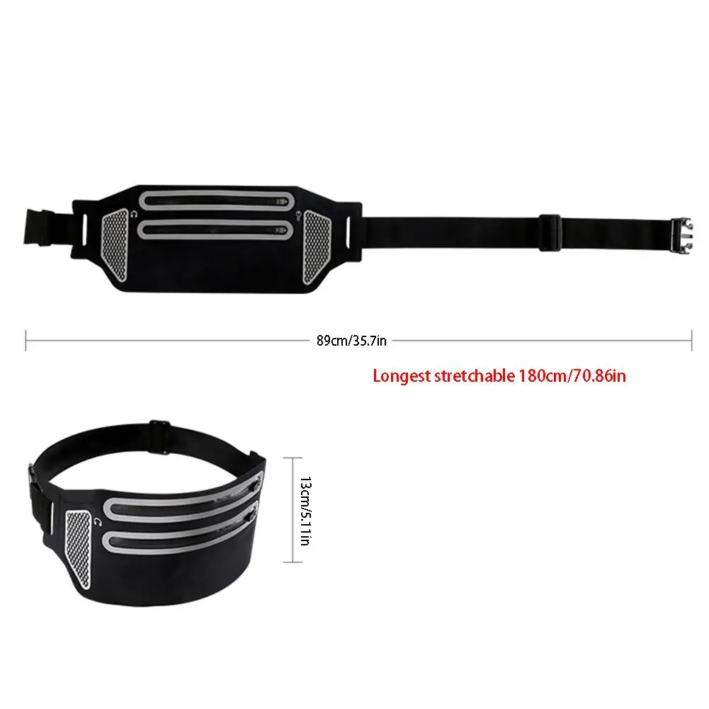 Running Bag Women Waist bag Belt bag Men Sports Fanny Pack Mobile Phone Bag Gym Night Running Cell Phone Jogging Run Cycling Bag