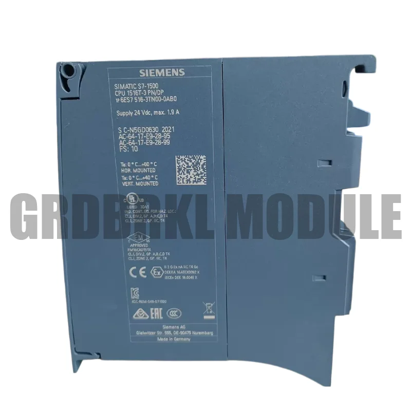 Фото Новый оригинальный модуль ЦПУ SIEMENS 6ES7516-3TN00-0AB0 S7-1500T PLC 1516T-3PN/DP №3