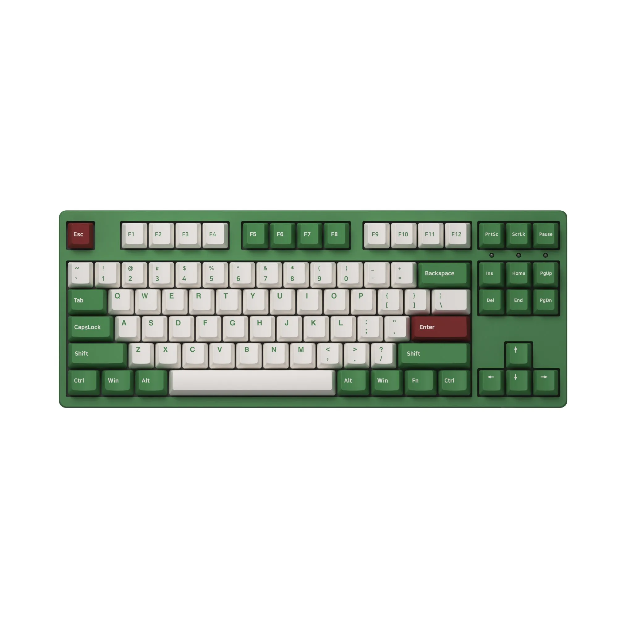 

Механическая игровая клавиатура Akko 3087DS маття Red Bean Проводная 87-клавишная TKL Cherry Profile PBT двойные колпачки клавиш N-Key Rollover