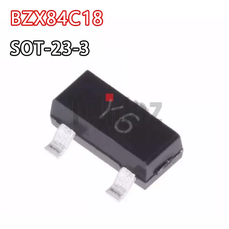 20pcs BZX84C18 SOT23 BZX84-C18 SOT-23 регулятор 18V Y6 стабилитрон Y6
