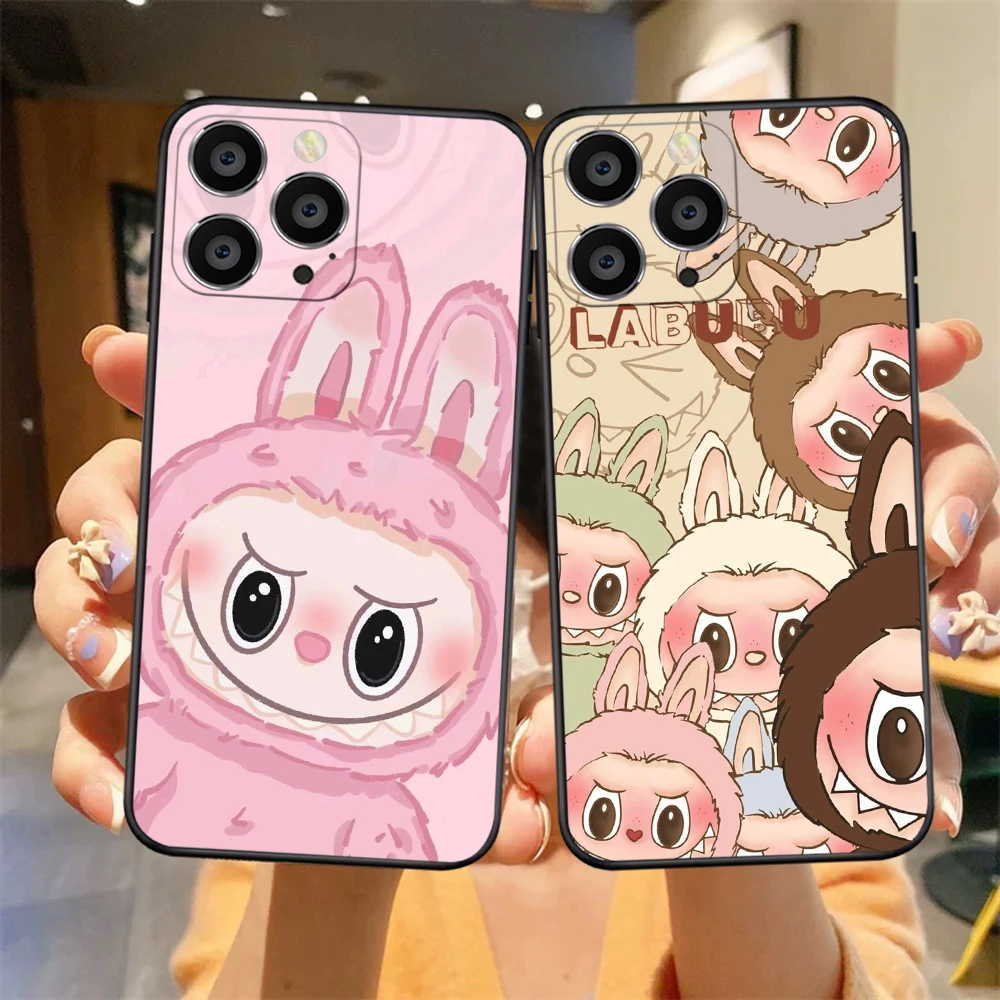 Противоударный чехол для телефона iPhone 15 16 Pro Max Plus SE матовый мягкий черный с