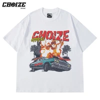 choize men hip hop streetwear 90s car explode printed t shirt harajuku cotton casual t shirt summer short sleeve tops tees