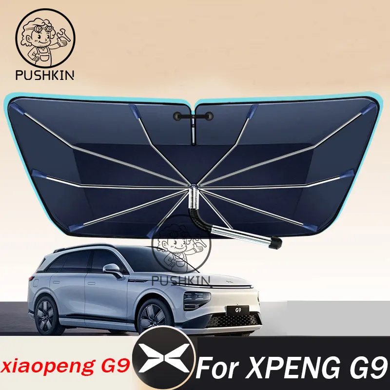 Для XPENG G9 xiaopeng 2023 2024 2025 солнцезащитный козырек на лобовое стекло автомобиля