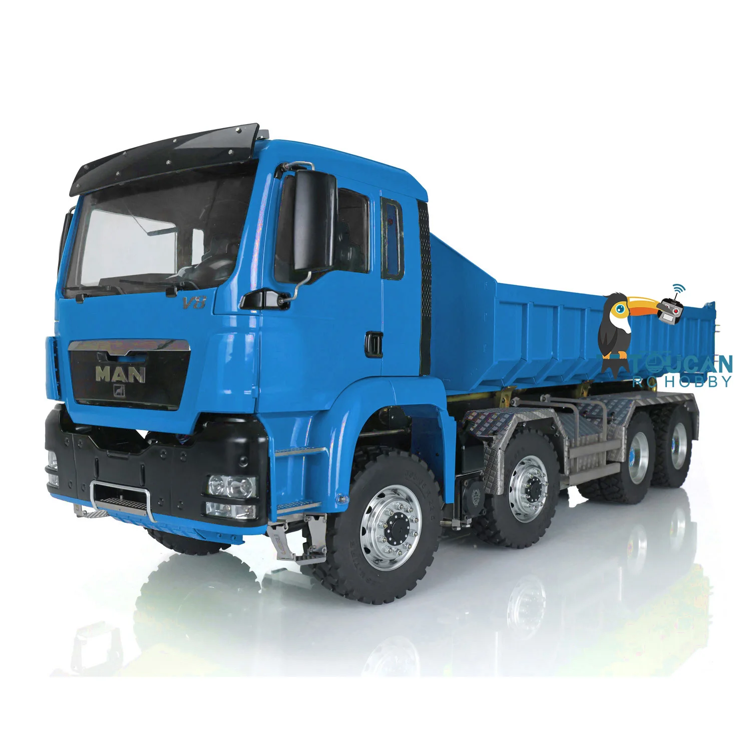 1/14 LESU RC MAN TGS 8*8 самосвал краска гидравлический подъемный рулон вкл/выкл THZH0478-SMT2 |