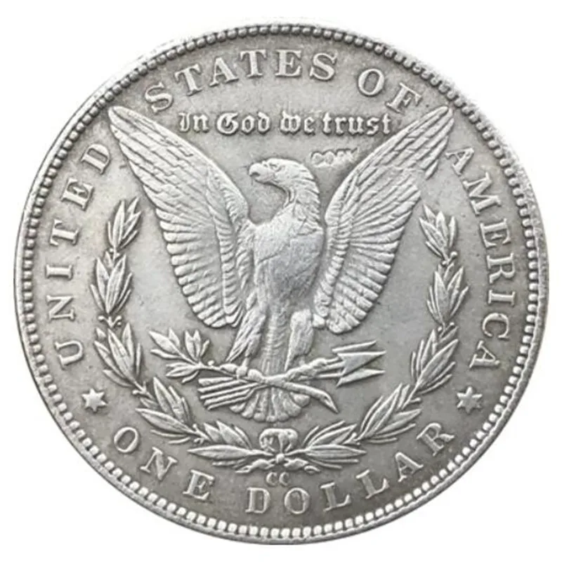 

USA Morgan Dollars Any Date of 13 CC Mintmark Brass with Silver Plated Copy Coins Decorative Crafts Accept Customized Items