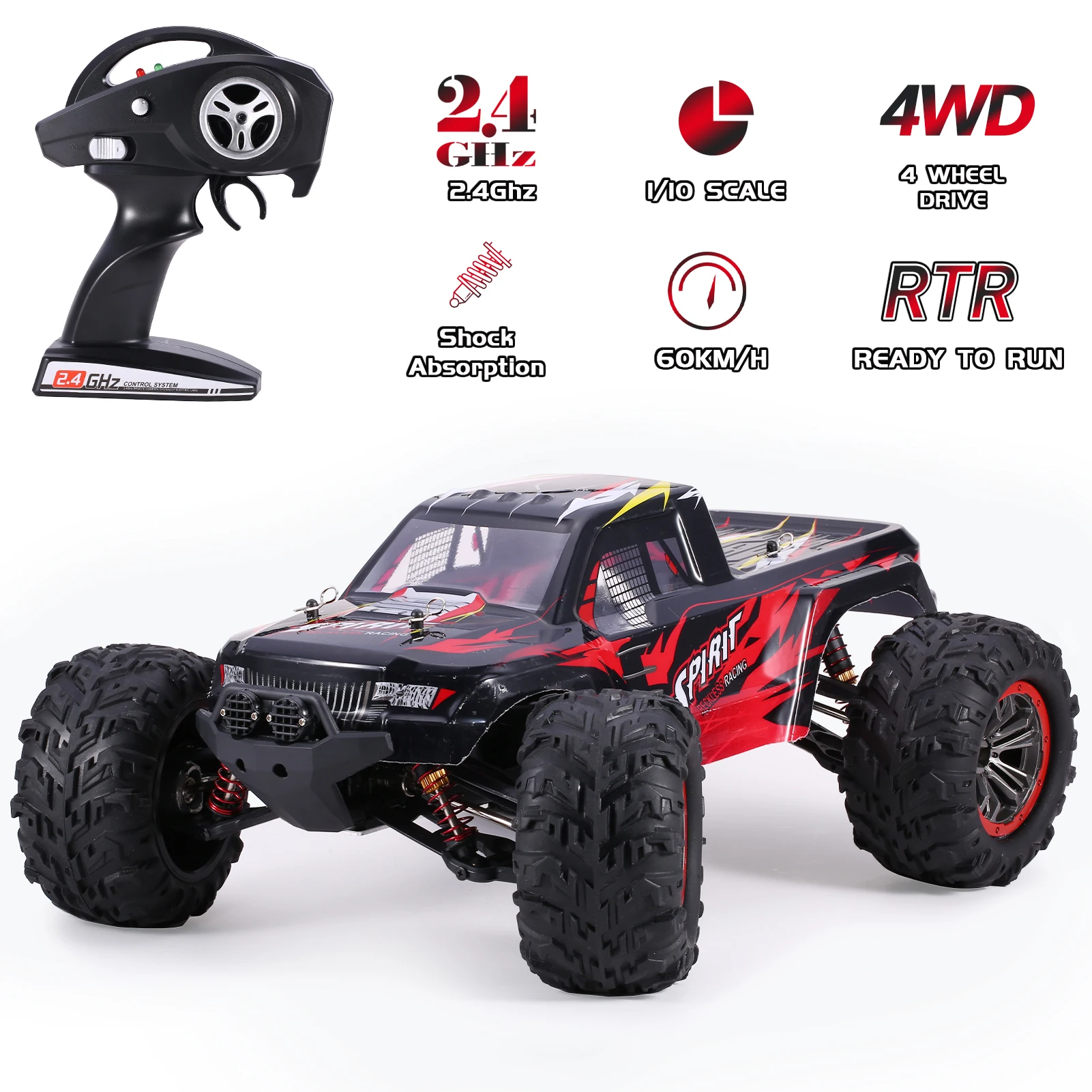 Новое поступление X-04A 1/10 RC Car Crawler 2 4 ГГц 4WD Гоночный автомобиль 60 км/ч Высокая