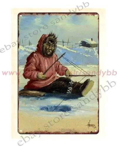 Репродукции искусства Винтажная репродукция Эскимо женщина живопись