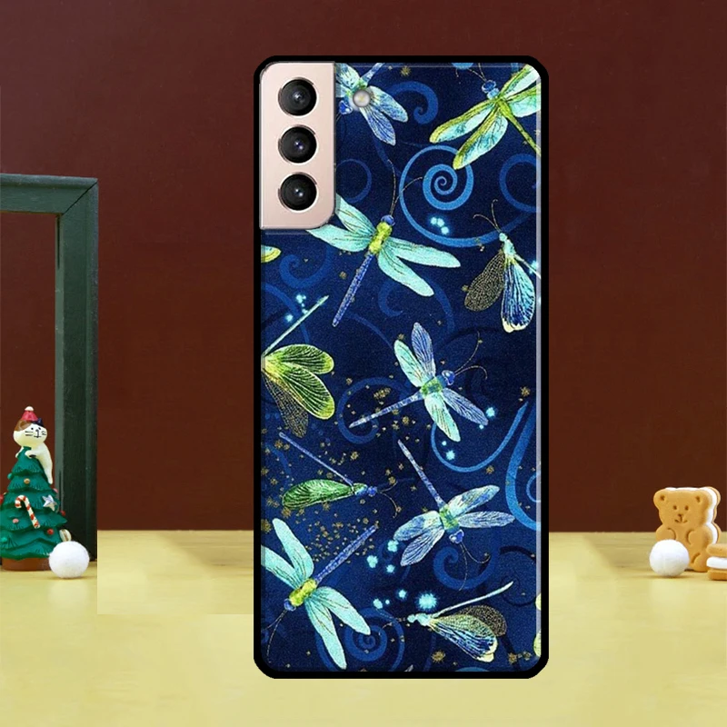 Чехол со стрекозой для Samsung Galaxy S23 S22 Ultra S21 FE S9 S10 Note 10 Plus S20 | Чехлы