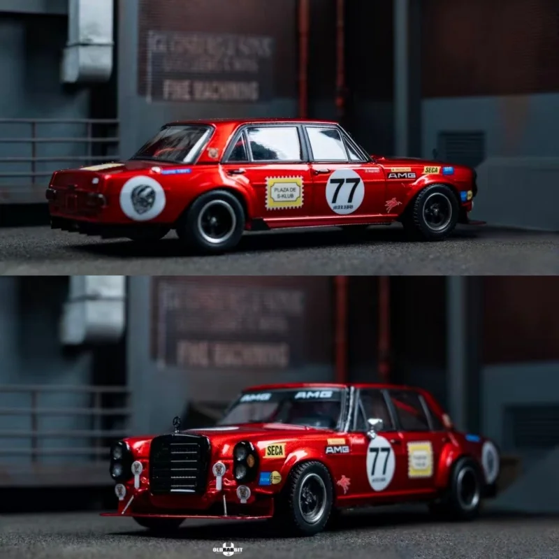 Фото HEC 1:64 Hangzhou Exhibition Limited Edition S KLUB Литая под давлением миниатюрная модель автомобиля из сплава красной свиньи, подлинная на складе №2