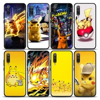 japan anime pikachu phone case for xiaomi mi 9 9t se mi 10t 10s mia2 lite cc9 pro note 10 pro 5g soft silicone