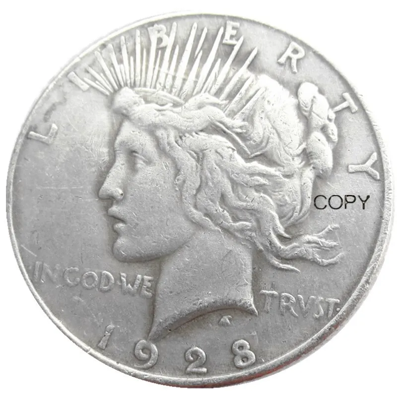 

US Coins 1928-P-S-D Peace Dollar Silver Plated Copy Coin