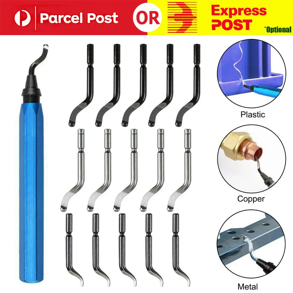 

16pcs Rotary Deburr Blades Set Metal Deburring Tool Kit For Wood And Steel