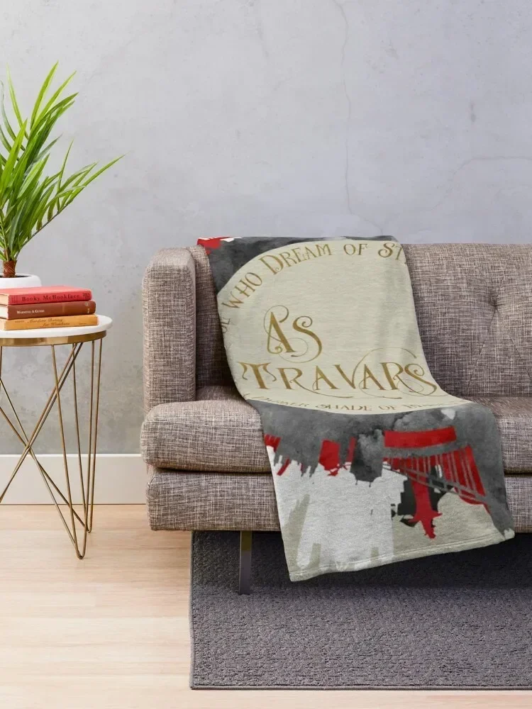 Как travars. Для тех кто мечтает о незнакомых мирах. Темный оттенок магии. Плед одеяло