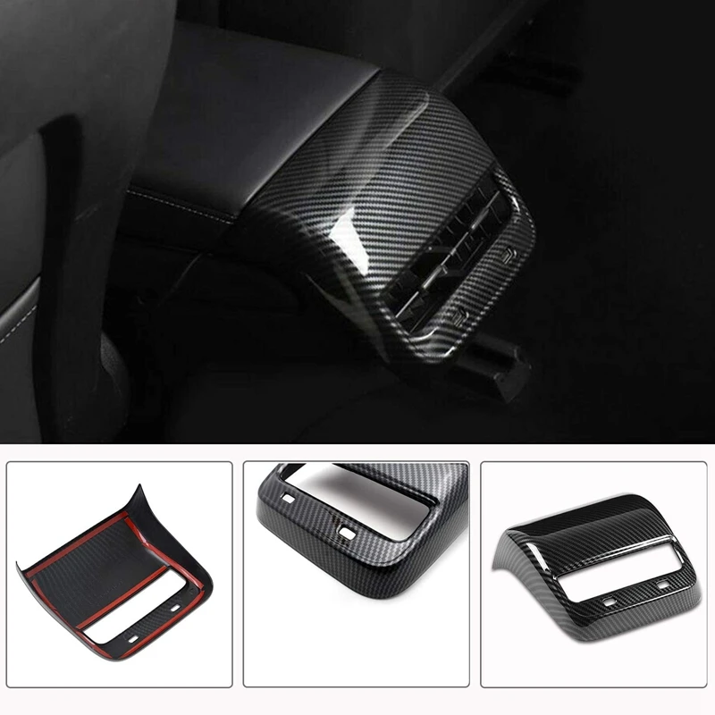 Крышка на вентиляционное отверстие автомобиля Tesla Model Y 2021 декоративная наклейка