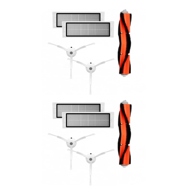 

Аксессуары для роботов-пылесосов Xiaomi Roborock, роликовая щетка, основная и боковая щетки, фильтры НЕРА, элементы фильтра