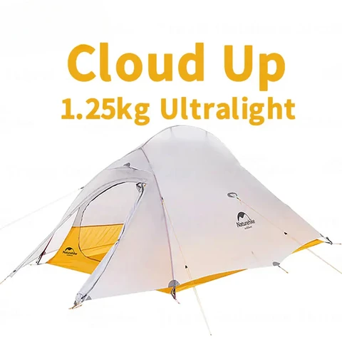 Сверхлегкая портативная палатка для кемпинга Naturehike Cloud Up, палатка для 2 человек, уличная водонепроницаемая туристическая двухслойная палатка для походов, 10D Ny