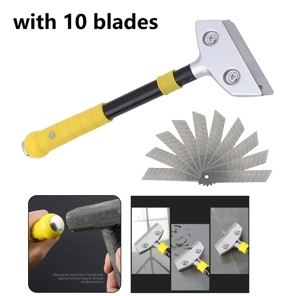 

Hand Tools Razor Blade Scraper Clean Shovel Glue Heavy Duty Painting Stripping Remove Remover Tile Clean Shovel
