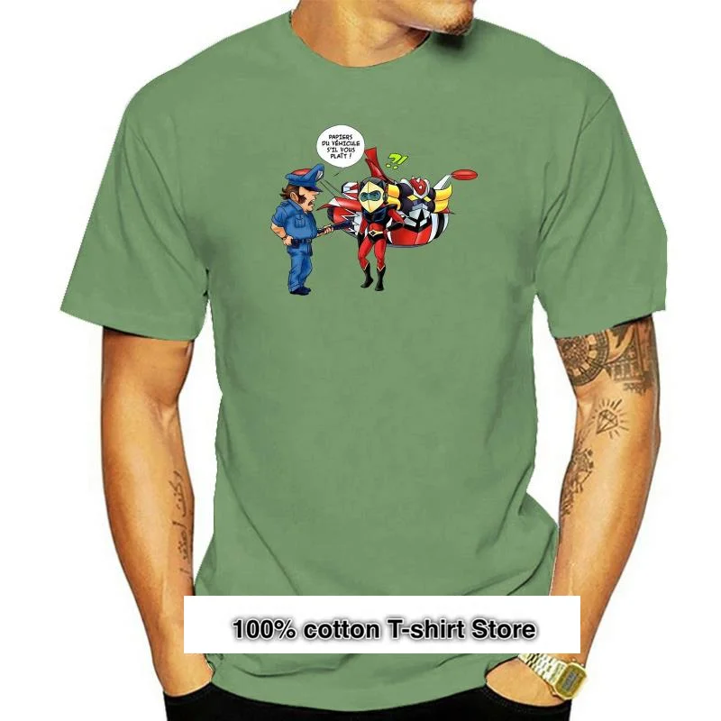 

Camiseta de Manga parodia de Goldorak para hombre, 2022