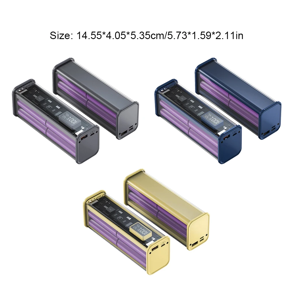 Самодельный блок питания PD22.5W PD/QC быстрая зарядка аккумулятора 18650 батарея для