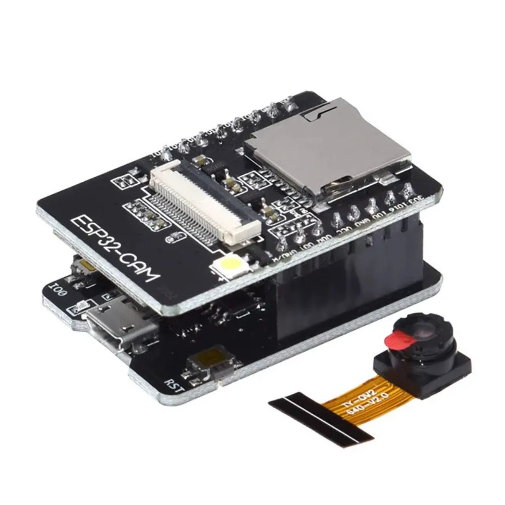 Модуль WiFi ESP32-CAM, ESP32 Serial to WiFi, плата разработки ESP32 CAM, 5В, Bluetooth, с камерой OV3660, для самостоятельной сборки. (art.: 3920dcfff4191) - 3920dcfff4191
