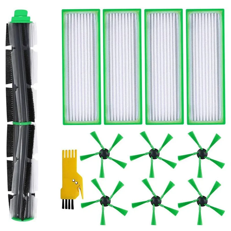 

Replacement Main Brush Side Brushes HEPA Filters Compatible for Vorwerk Kobold VR200 VR300 Robotic Vacuum Accessories