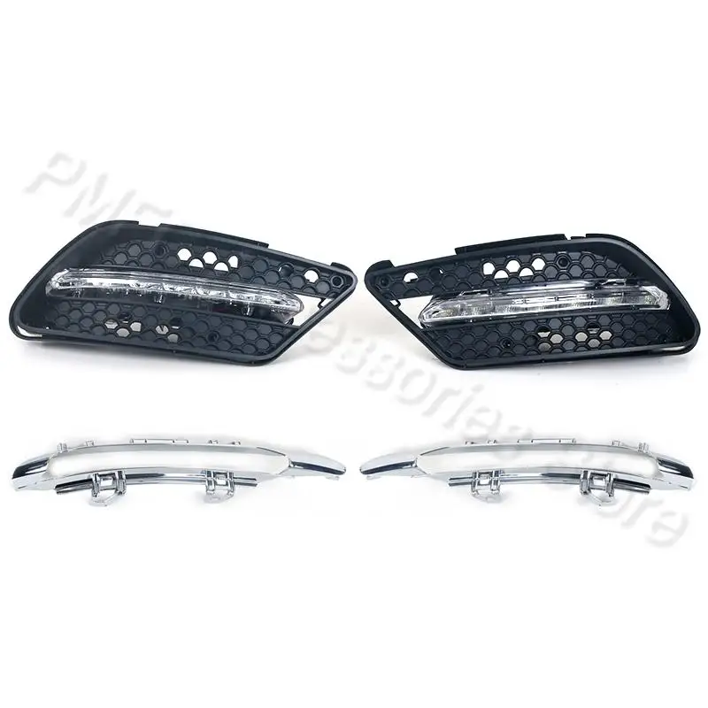 

Автомобильный передний бампер PMFC, фонарь дневного света для Mercedes Benz W204 C-Class C300 AMG Sport 2007 2008-2011