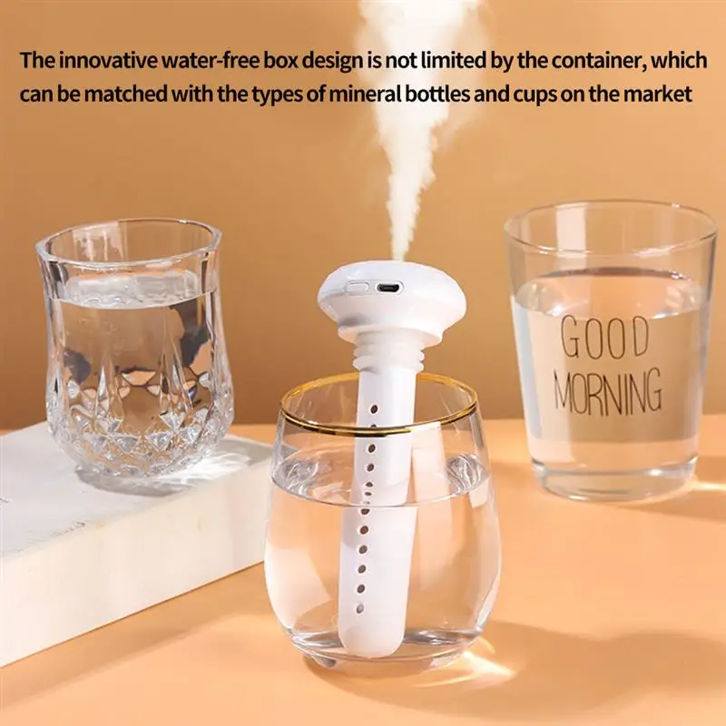 

USB Mini Air Humidifier LED Lamp USB Ultrasonic Essential Oil Diffuser Car Purifier Aroma Anion Mist Maker With Romantic Light