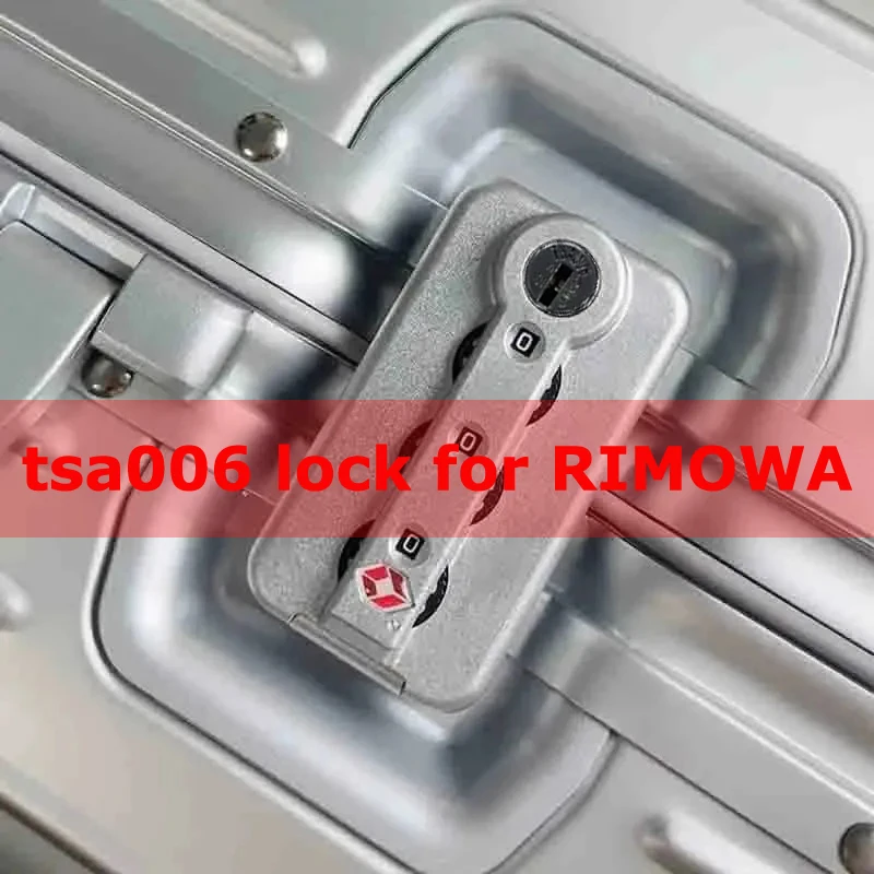 Фото Замок TSA006 для чемодана Rimowa, запчасть для ремонта багажа, аксессуары для чемоданов, органайзер для колесной арки, дорожный органайзер №1