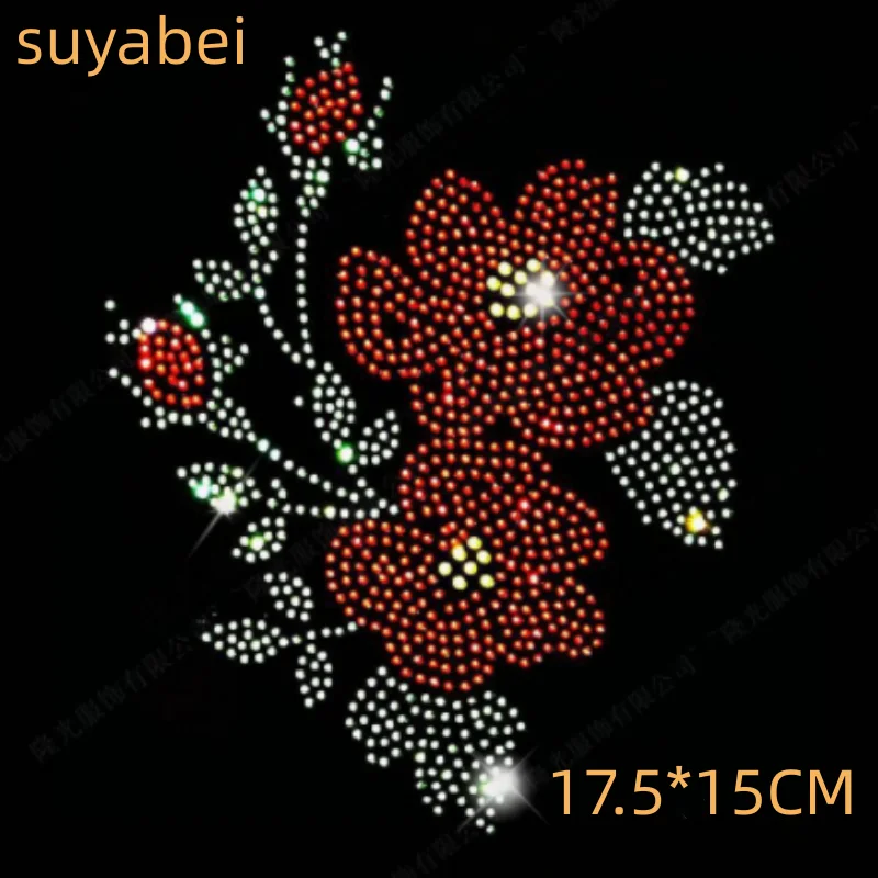 

2 шт./лот, цветок, побрякушки, горячая фиксация, горный хрусталь, мотив, железо, на Пластыри для рубашки