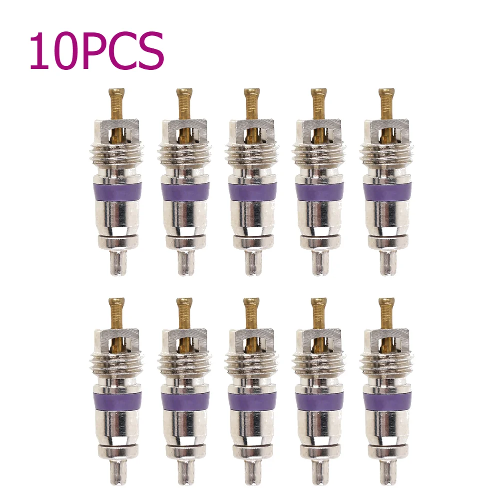 

100-10 шт. медь R134a автомобильные сердечники клапанов кондиционера кондиционера автомобильные универсальные компоненты для ...