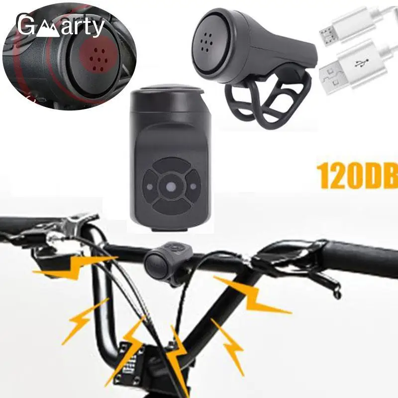 

Велосипедный звонок с зарядкой от USB, 4 режима