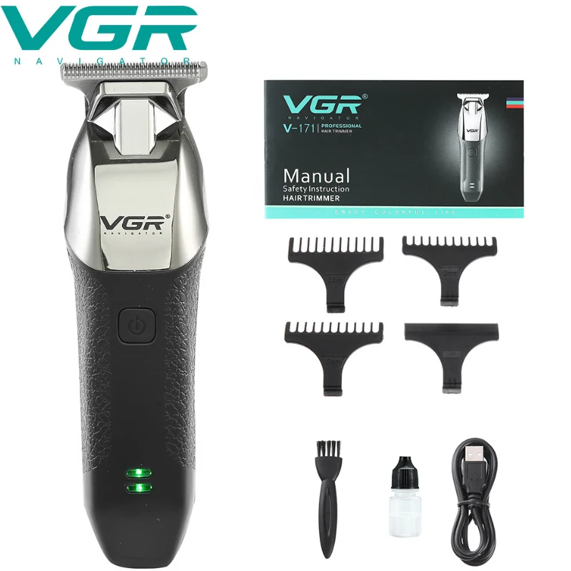 

VGR Men's Professional Electric Hair Clipper Oil Head Hair Trimmer for Barber Clippers Hair Carving Shaver Hair Cutting Tools