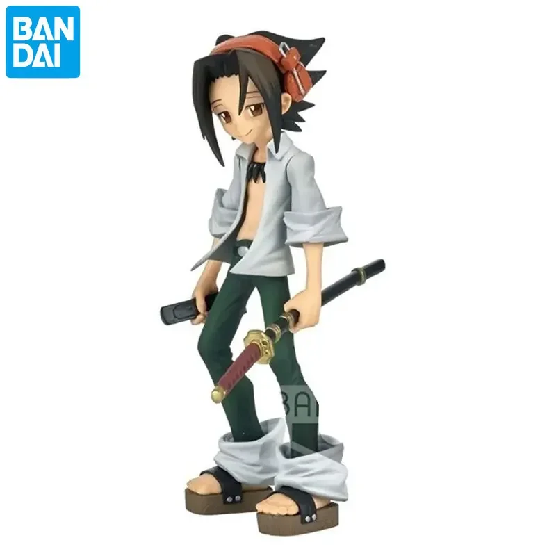 

BANDAI Shaman King Yoh Asakura Standing Posture Genuine Anime Action Figures Model Collection Ornaments Toys Kids Birthday Gift