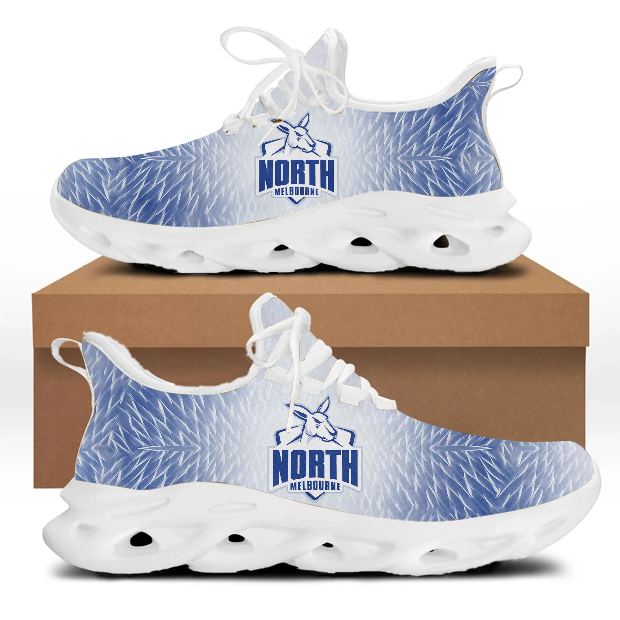 

North Melbourne Kangaroos Australian Football Flats Sneakers Mens Womens Sports Running Shoes High Quality DIY customization