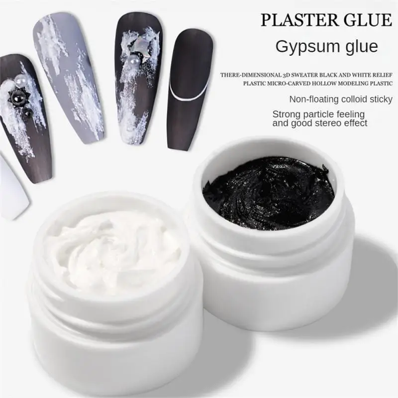 

3D Micro-dimensional Carving Glue Manicure Painting DIY Nail Relief Cream Phototherapy Nail Gel Polish Flowers 5ml Drawing Glue