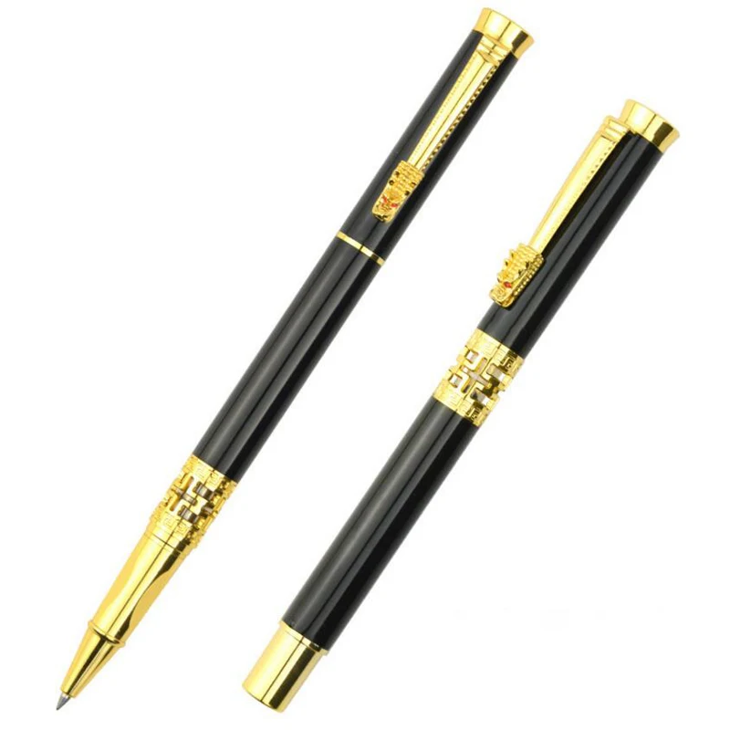 

Hot Selling Dagaon Crystal Diamond Metal Roller Ballpoint Pen Office Executive Business Men Signature Pen Buy 2 Send Gift