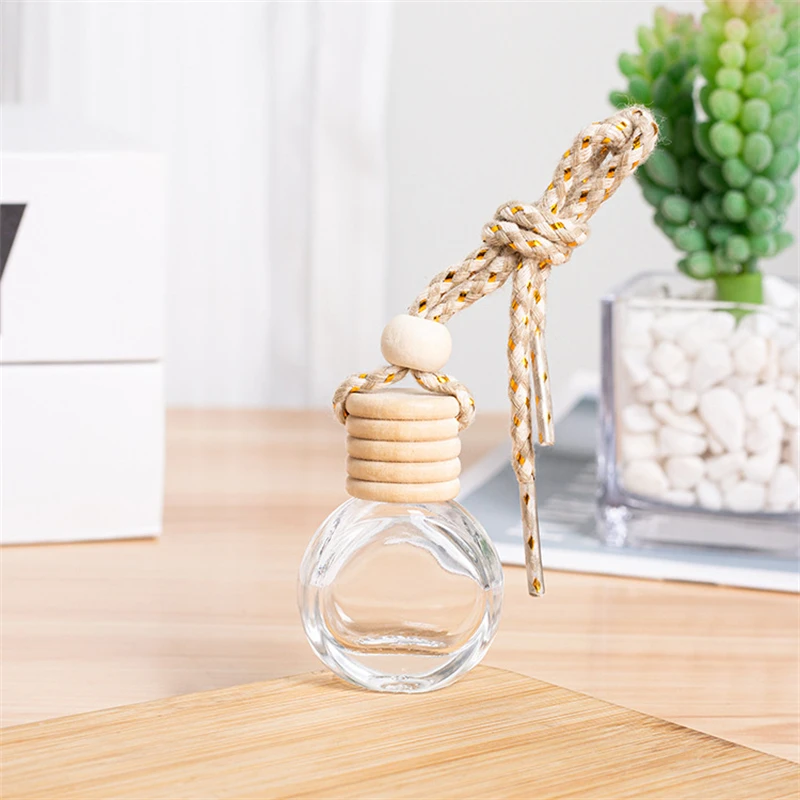 

10ml Perfume Bottle Pendant Perfume Car Bottle Air Freshener with Wooden