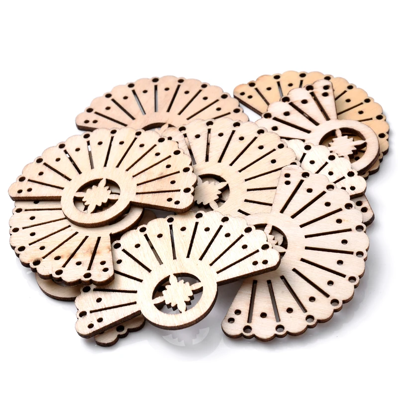 30 шт./лот 65x45 мм натуральный Веерообразный кулон в форме лезвия скульптуры для изготовления ювелирных изделий своими руками шармы серьги ожерелье аксессуары