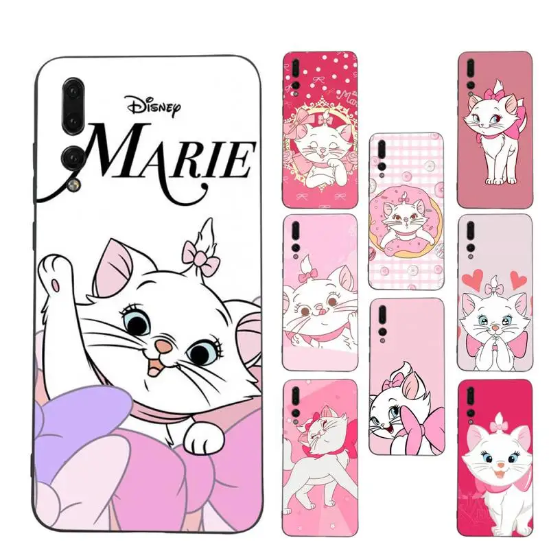 

Disney Marie Cat Phone Case Soft Silicone Case For Huawei p 30lite p30 20pro p40lite P30 Capa