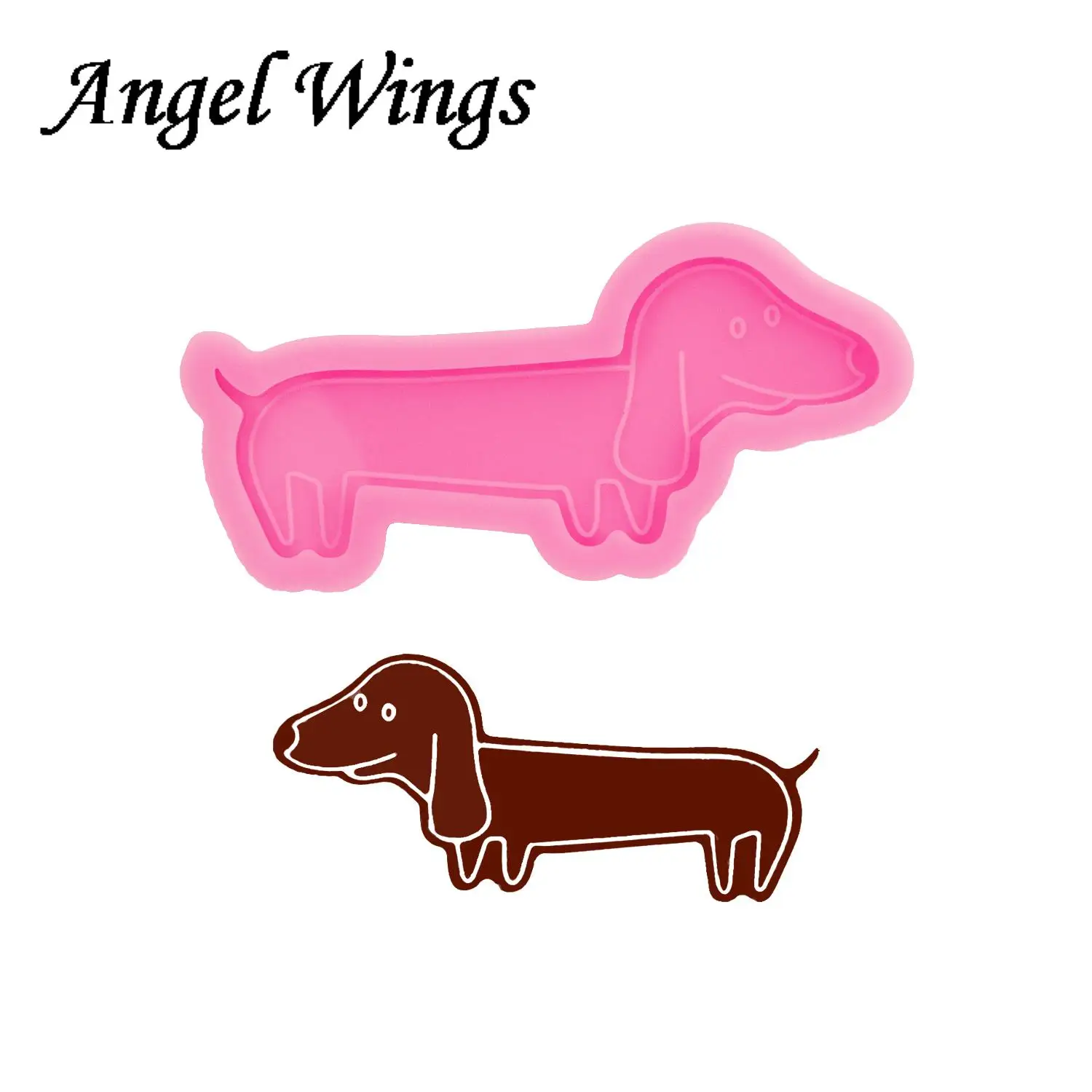 

Формы для брелков "Собаки/Корги/Мопша/Чичи/Доберман", силиконовые, Angel Wings