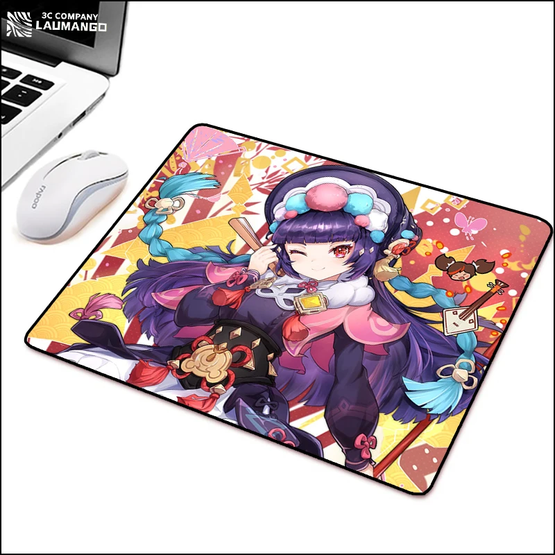 

Genshin Impact YunJin Anime Mouse Pad Gaming Mats for Pc Rug Computer Mat Office Carpet Stitch Desk Protector Deskmat Table Pads