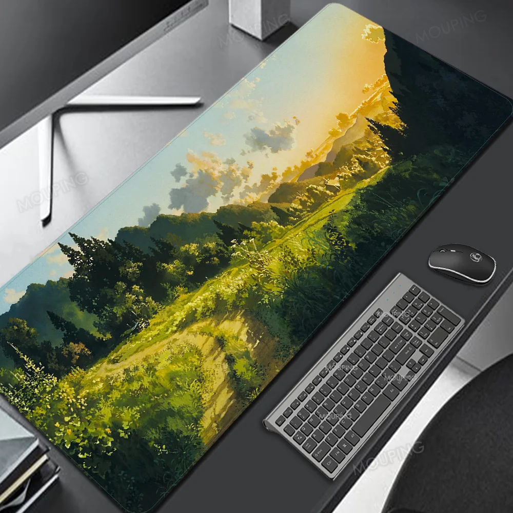 

Ghibli Large Mouse Pad Plant Design Office Carpet Laptop PC Gamer Keyboard Mat Gaming Accessories MausePad Deskmat Office Desks