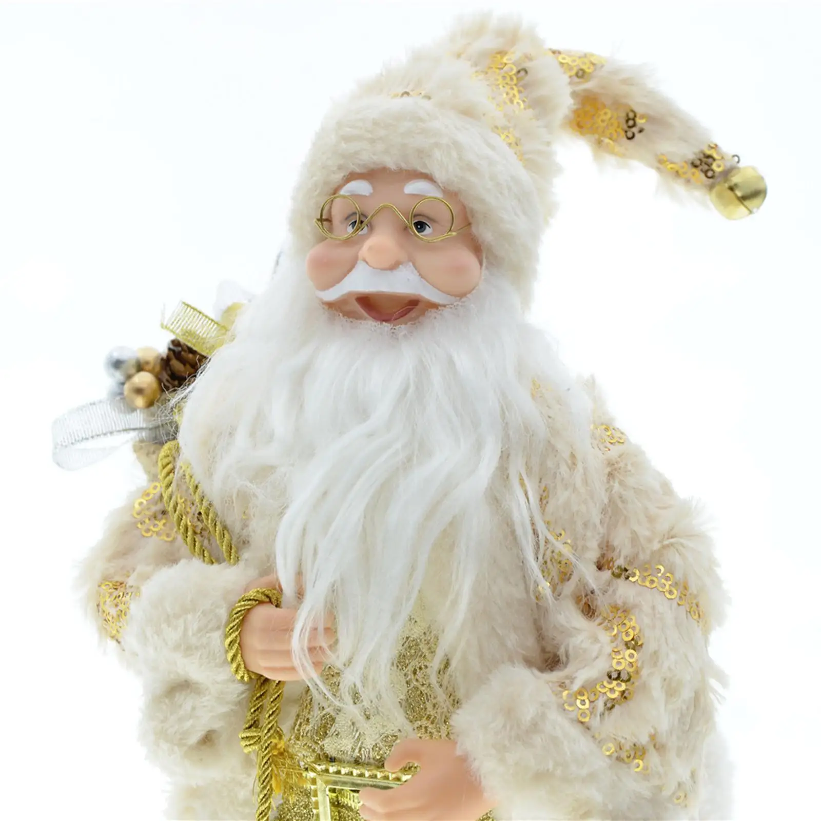 

Высота 30 см, Вертикальная искусственная Рождественская фигурка, Рождественское украшение, статуэтка, золото для домашнего интерьера, демон...