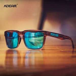 KDEAM Original Luxury Designer Polarized Sunglasses New 3D Logo Square Vacationing Driving Sun Glass in India